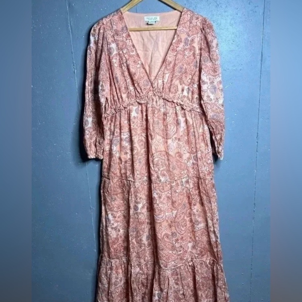 Rachel Zoe Pink Floral Maxi Dress